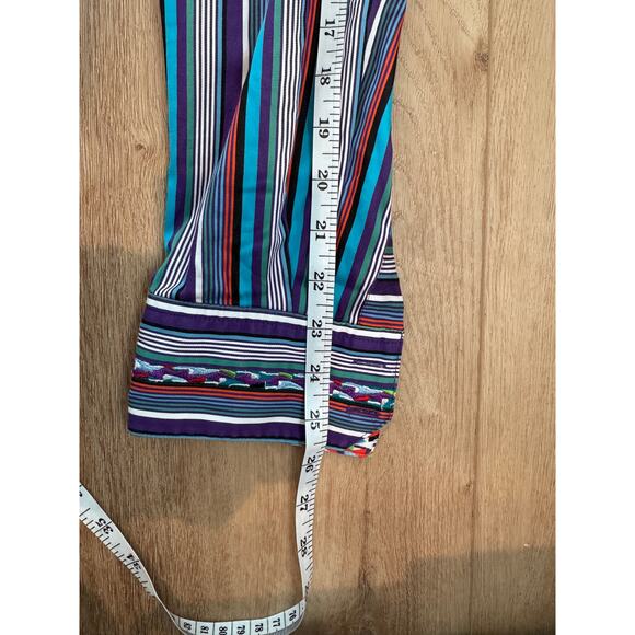 Robert Graham Multicolor Stripe Button-Down Shirt – Size XL - Picture 10 of 10